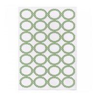 Этикетка бумажная самоклеящаяся белая, 4,5*3,6 см, 28 наклеек на листе А4, 100 л/уп, Garcia de Pou 81210687