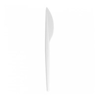 Нож одноразовый 17,5 см, белый, PS, 100 шт, Garcia de PouИспания 81210233