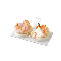 Фуршетный пластик 10*5,5 см, прозрачный, PS, 18 шт, Garcia de PouИспания 81210008