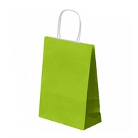 Пакет для покупок с ручками 26+14*32 см, салатовый, бумага, Garcia de PouИспания 81211409