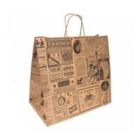 Пакет бумажный с ручками 