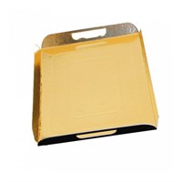 Поднос с ручками 28*42 см, золото/черный,1 штука. Garcia de PouИспания 81210853