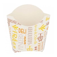 Контейнер для фри/снеков Parole 135 г, 13*8*13,5 см, 200 шт/уп, картон, Garcia de Pou 81210947