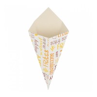 Кулек для фри/снеков Parole 100 г, 22*12,5 см, 200 шт/уп, картон, Garcia de PouИспания 81210950