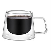 Набор кружек 2шт*200 мл, термостойкое стекло, двойные стенки, P.L. 81223958