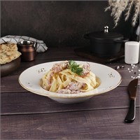 Тарелка глубокая d=23 см, 300мл, фарфор 