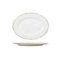 Блюдо овальное 30*22,5 см, фарфор 