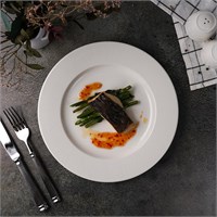 Тарелка классическая 27 см, фарфор 