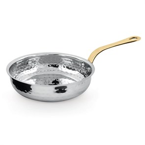 Сковорода порционная c ручкой 15.5*3,5 см, 600 мл,нержавейка, P.L. Proff Cuisine 21409