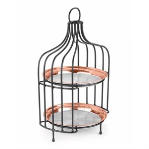 Этажерка, 2 яруса, d=2*30 см, нержавейка, P.L. Proff Cuisine 21414