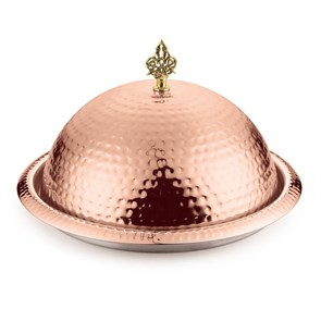 Блюдо круглое с крышкой d=35 см, нержавейка, P.L. Proff Cuisine 21421