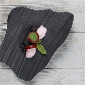 Блюдо черное прямоугольное Matsuyama 31*24 см, P.L. Proff Cuisine 2710