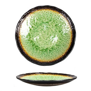 Тарелка d=30 см,каменная керамика,цвет"Green",серия "Tokyo-Stockholm"  P.L. 22050