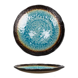 Тарелка d=30 см,каменная керамика,цвет"Blue",серия "Tokyo-Stockholm"  P.L. 22054