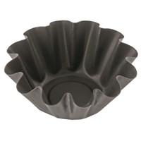 Форма гофрированная для кексов, 75 мл, 4,5*7,8 см, h 3,8 см, сталь с тефлоновым покрытием, 92100159