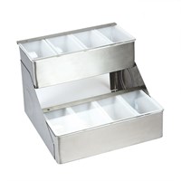 Контейнер для фруктов, металлический корпус, 8 отдел., P.L. - BarWare 81259021