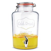 Диспенсер с краном 7,5 л (плюс запасной кран), стекло, P.L. Proff Cuisine 81200119