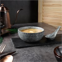 Салатник  с покрытием 12*5,5 см, 350 мл, Glossy Stone Untouched Taiga, P.L. Proff Cuisine 81221898