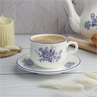 Пара кофейная 120 мл, d=6.7 см, коллекция 