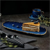 Блюдо овальное 35*15 см,фарфор,серия 