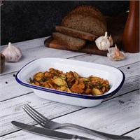 Блюдо эмалированное 22*17*4.7 см, 