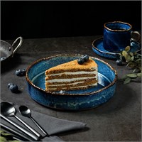 Тарелка с бортом d=20.8 см, h=4.6 см, 930 мл, фарфор,серия 