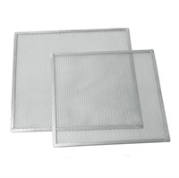 Экран для пиццы квадратный 40,8*40,6 см, алюминий, PL Proffcuisine 81240372