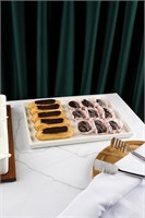 Блюдо 33*26,7*2 см,фарфор,серия 