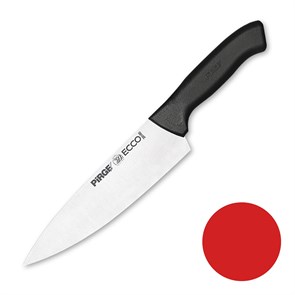 Нож поварской 19 см,красная ручка Pirge 23485