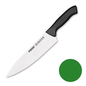 Нож поварской 21 см,зеленая ручка Pirge 23491