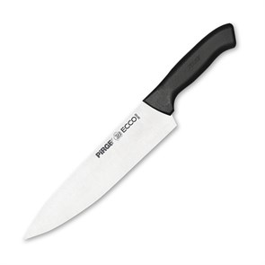 Нож поварской 23 см,черная ручка Pirge 23495