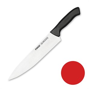 Нож поварской 25 см,красная ручка Pirge 23502