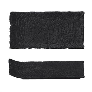 Блюдо прямоугольное 29,5*14,5*2,5 см, серия "Black Raw Wood"  P.L. - ProffCuisine 24379