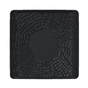 Блюдо квадратное 17,5*17,5 см, серия "Black Raw Wood"  P.L. - ProffCuisine 24388