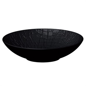 Блюдо для салата d=24 см, h=5.7 см, 750 мл, серия "Black Raw Wood"  P.L. - ProffCuisine 24400