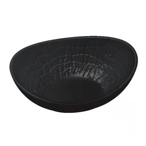 Салатник овальный 350 мл, 16см*11,5 см, h=6 см,серия "Black Raw Wood"  P.L. - ProffCuisine 24409