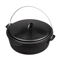 Казан с крышкой 6 л, чугун, P.L. Proff Cuisine 92001413