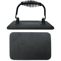 Пресс для для жарки мяса 17*11 см, прямоугольный с ручкой, чугун, P.L. Proff Cuisine 92001410