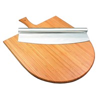 Набор для подачи пиццы d 35 см (доска бамбуковая с ручкой + нож) 92000040