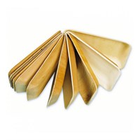 Тарелка прямоугольная из пальмовых листьев 24*24*2 см, 25 шт, Garcia de PouИспания 81211550