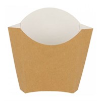 Контейнер для фри/снеков вертикальный 135 г, 13*8*13,5 см, натуральный, 200 шт/уп, бумага, Garcia de 81211485