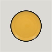 Тарелка круглая RAK Porcelain LEA Yellow 27 см (желтый цвет) 81223398