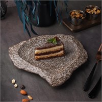 Блюдо для подачи  29*25*3 см, Brown Taiga Untouched, P.L. Proff Cuisine 81250107