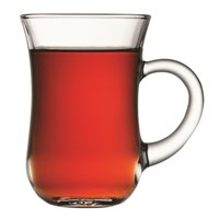 Стаканчик для чая Pasabahce с ручкой 140 мл, h 96 мм, стекло, Россия 81201282