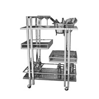 Тележка сервировочная,нержавеющая сталь 81*50*112 см.  P.L.--Hotelware 81241274
