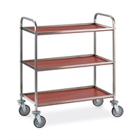 Тележка сервировочная,нержавеющая сталь 76*51*81 см.  P.L.--Hotelware 81241284
