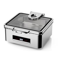 Мармит электрический 5,5 л 2/3*65мм с откидной крышкой, термо-контролем, 