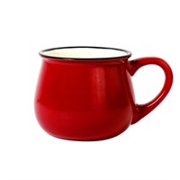 Кружка фарфоровая,350 мл,красная  P.L. 81229012