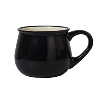 Кружка фарфоровая,350 мл,черная  P.L. 81229013