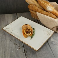 Блюдо прямоугольное 35*25 см, фарфор, серия 